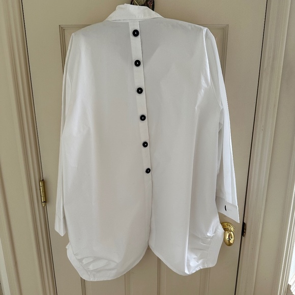 IC Connie K XL WHITE SHIRT/TUNIC - EUC - Picture 2 of 11